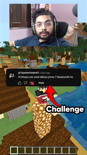 VK Gaming on Instagram: "12 Blacksmith Seed . . . #minecraft #viralreels #gaming #minecraftmods #minecraftindia"