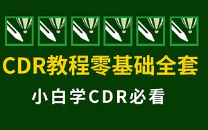 【全套】CDR从入门到精通教程 通俗易懂 新手必看系列