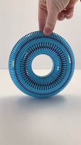 Expanding the #LEGO Donut family 😁 #brickbending #legoart #donut #limegreen #babyblue #tori #foryoupage #fyp