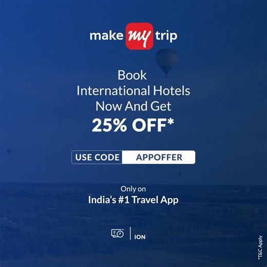 18K views · 147 reactions | Book your stays only on app and get 25% off* | MakeMyTrip | Facebook