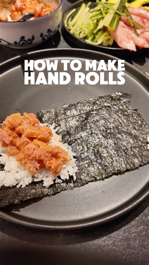 How to make hand rolls 🍣