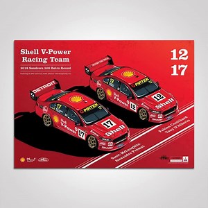 PRE-ORDER ALERT: Shell V-Power Racing Team 2018 Sandown 500 Retro Round Limited Edition Prints. We’re very excited to announce two new illustrated prints produced for Shell V-Power Racing Team celebrating their 2018 Retro Round livery. Both prints will be limited editions and are available to pre-order at stockists and online from our website now. More details / available here: http://bit.ly/2NJBbWK Please Note: Concept artwork used, livery updates will be made prior to release. | Authentic Coll