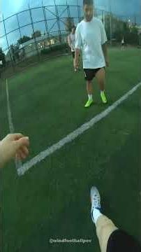 Night Football POV — I Played as a Right Winger ⚽ (GoPro Chest Cam)