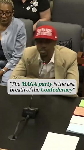 A Louisiana resident who identified himself as Marshawn delivered a fiery, emotional speech to lawmakers during a state Senate hearing over redistricting Monday, accusing Republicans of trying to “cheat” Black voters out of political power. “The MAGA party is the last breath of the Confederacy,” he told lawmakers. “If y’all could give us less than zero seats, you would do it.” Marshawn’s testimony came as Louisiana Republicans advance a new congressional map after the Supreme Court weakened key 