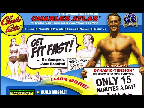 AMERICA'S FIRST BODYBUILDER-FITNESS STAR : CHARLES ATLAS