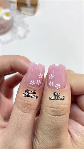 Extra short nails for big nail beds? Yes, please! 😎 💅🏻Petalfall Squoval Nails - XCOATPRESS #btartbox #springnails #btartboxnails #pressonnails #nail