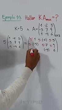 🔢 How to multiply a scalar number × matrix 🤓