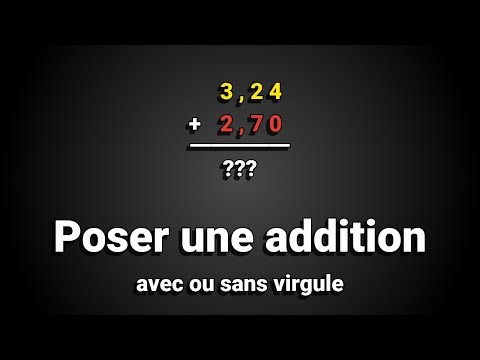 ➕: Comment poser une addition ?