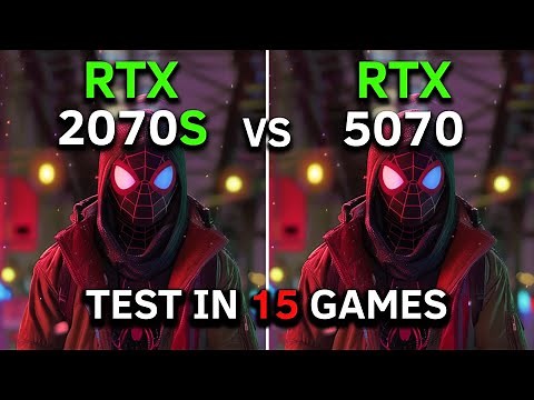 RTX 5070 vs RTX 2070 Super | Test in 15 Games at 1440p | RAY TRACING + DLSS | Worth The Upgrade 2025