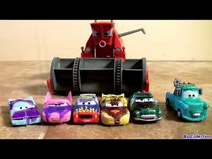 (Reupload) Disney Pixar Cars Frank is Eating Lightning McQueen Color Changers Cars Frank the Combine