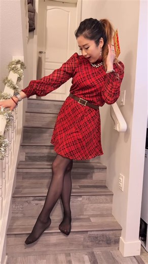 Ruby - Pantyhose, Shoeplay, Cosplay, ASMR on Instagram: "It’s the week of the most wonderful time of the year!!! 🎅🏼🎄🤶🏼 Thank you for your support on my fan page and online store! #pantyhose #nylons #tights #stockings #hosiery"