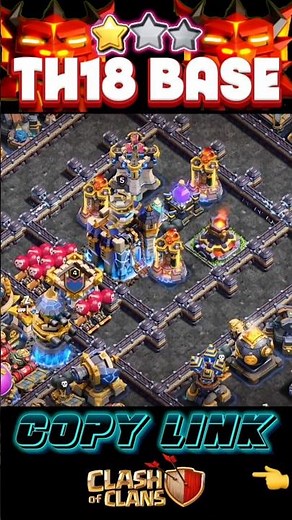 TESTED 100% TH18 ANTI 3 STAR BASE || TH18 LEGEND BASE #coc #clashofclans #supercell