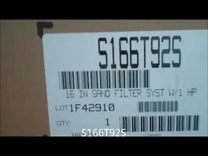 Hayward Pro-Series aboveground pool filter system box tour by POOLCENTER.com