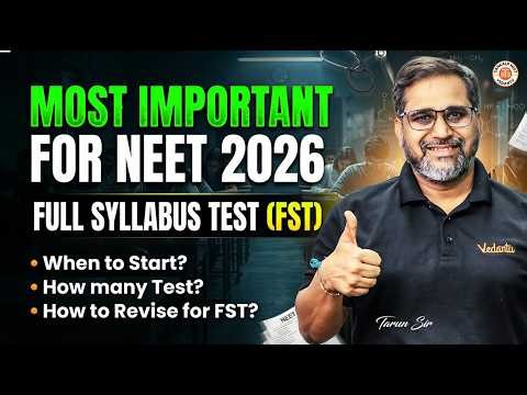 40 Days For NEET 2026 - How To Revise For Full Syllabus Tests For NEET 2026? #neet2026 #neetstrategy