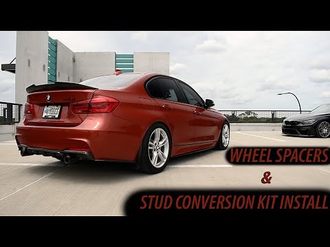 WHEELS SPACERS & STUD CONVERSION KIT INSTALL | BMW F30