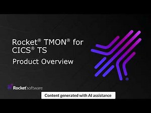 Product overview of Rocket TMON for CICS