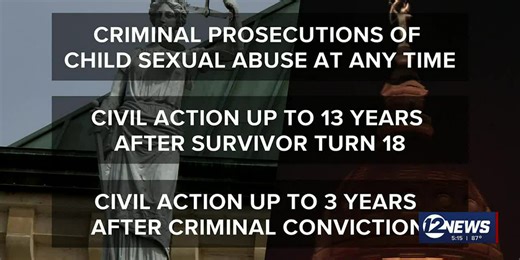 Bill expands statute of limitations on child sexual abuse