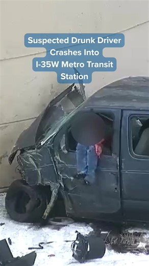 Impaired Driver Crashes Van into Minneapolis Bus Terminal
