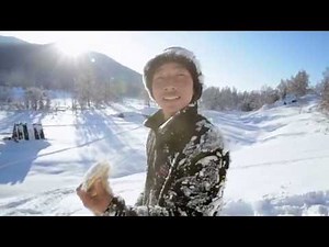 TRACING THE TRACKS OF SKIING TO THE MOUNTAINS OF ALTAI HD