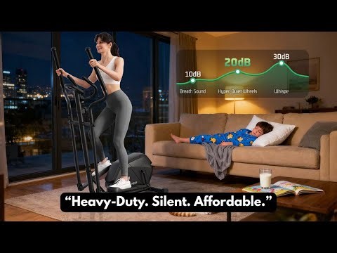 Budget Elliptical Built Like a Tank? ANCHEER ELLIPTICAL REVIEW!