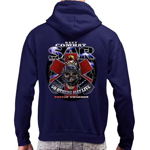 US Navy Combat SAR Search and Rescue Swimmer Diver Veteran Military Hoodie - Etsy