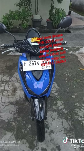 beat deluxe THN 2022 surat kumplit pajak hidup panjang mesin sehat kelistrikan normal semua