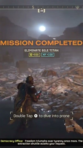 I survived a portable hellbomb exploding on my back💀 #Helldivers2