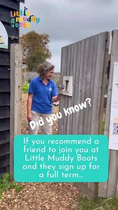 👋 Love your Little Muddy Boots sessions? Bring a friend along! 🌿 If you recommend a friend and they sign up for a full term, you’ll both get a free class on us! 🎉 It’s the perfect excuse to share the fun, fresh air, and muddy adventures together. 🌱💚 Tag a friend you’d love to join you! 👇 #LittleMuddyBoots #OutdoorPlay #NatureForKids #MuddyAdventures #PlayOutside #KidsInNature #ParentLife #NaturePlay #OutdoorLearning | Little Muddy Boots