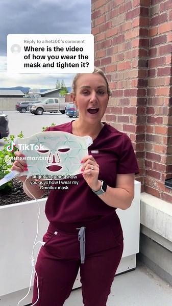 Replying to @alhetz00 Here’s an example of how to tighten the fit of your Red Light Therapy mask. Featuring the @Omnilux LED contour mask - my personal favorite! 🔅
