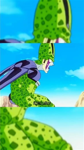 Perfect Cell Meets Goku SSJ3 🤣 | Cell Is Totally Cooked | #PerfectCell #GokuSSJ3# omega anime