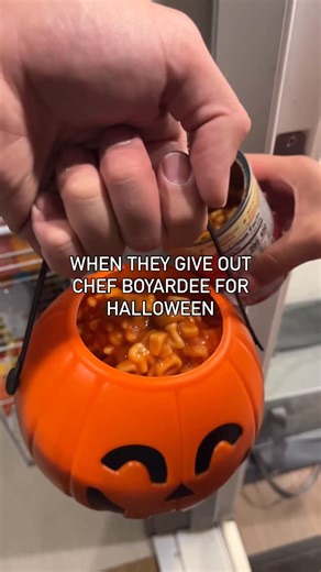 Chef Boyardee on Instagram: "trick or give-me-chef-boyardee 🎃👻"