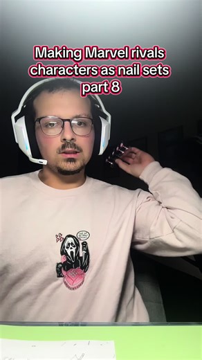 PSYLOCKE Set: Marvel Rivals Nail Art Inspiration