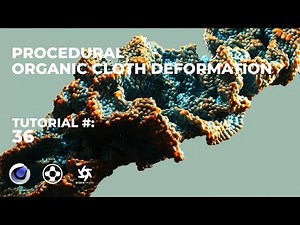 Procedural Organic Cloth Deformation - Cinema 4D 2023 & Octane Render Tutorial