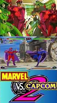 Marvel vs Capcom 2 | Arcade | Team Villian vs Silver Samurai & Ruby & Magneto | 4K | 60FPS