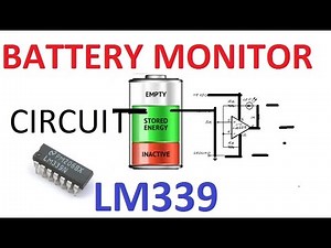 LM 339 Battery Monitor Circuit - Zener Diodes #basicTronics 00