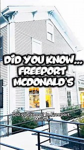 Did you know Freeport McDonald’s, it was built inside a real house from around 1850