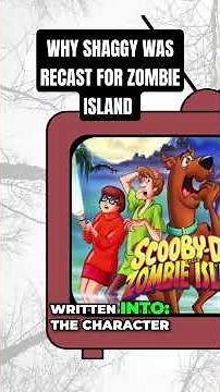 Why Shaggy was recast for Scooby Doo on Zombie Island #scoobydoo #scoobydoomovie #zombie #cartoon