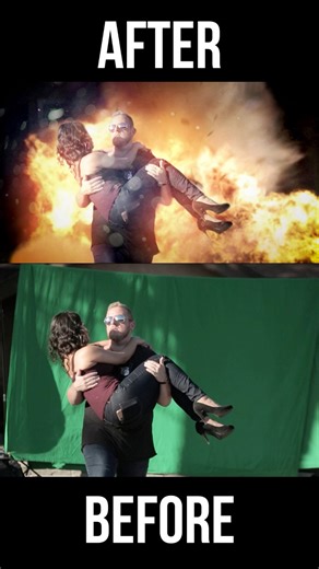1.3M views · 7.4K reactions | Before/ After - GreenScreen Explosion | Phil.Flock | Facebook
