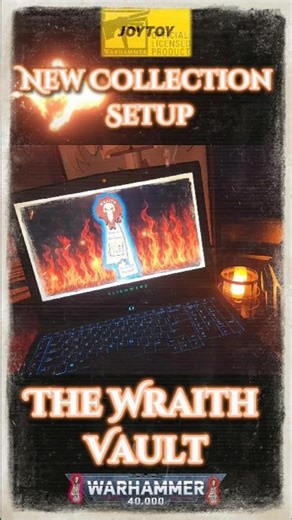 The Wraith Vault ⚡ Awakens… Warhammer 40K JOYTOY Collection Room