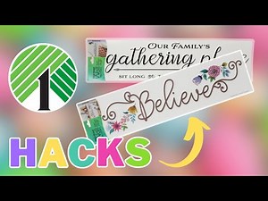 BRILLIANT 🔥 Dollar Tree DIY Crafts using WALL DECALS