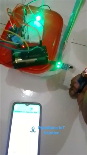 Automatic Fire alarm and water sprayed. #engineering #fire #science #arduino #robot #foryou #reels