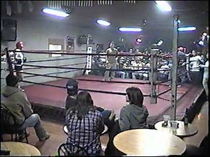 Girls bar room boxing