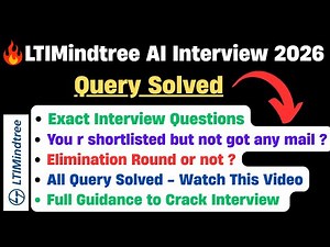 🔥Exact AI Interview | LTIMindtree AI Interview | LTI Mindtree Bot Interview LTIMindtree Hiring 2026