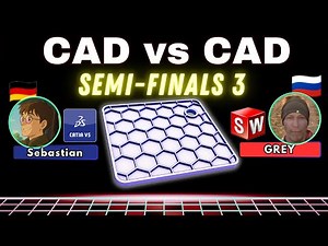 CAD vs CAD TOURNAMENT SEMI FINALS 🎮 CATIA vs SOLIDWORKS - Battle 3