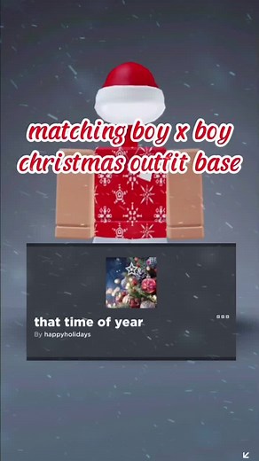 Matching Christmas Outfits for Boys in Roblox