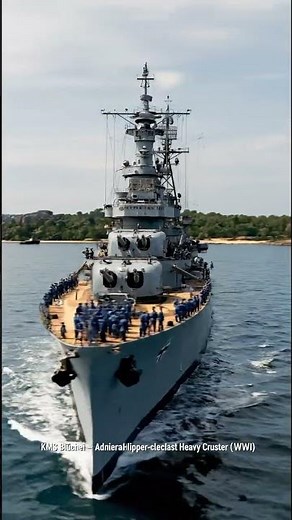 KMS Blücher Admiral Hipper‑class The Heavy Cruiser Lost on Day One WW2