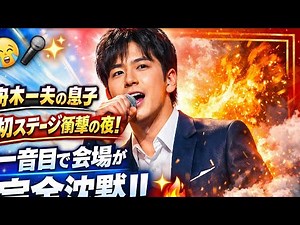 😭🎤✨【衝撃の夜】舟木一夫の息子が初ステージで熱唱――一音目で会場が完全沈黙した奇跡の瞬間🌟🔥