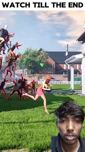 Monster Escape Challenge 😱 Can She Save the Baby? | Impossible Survival Gameplay #shorts #zombie