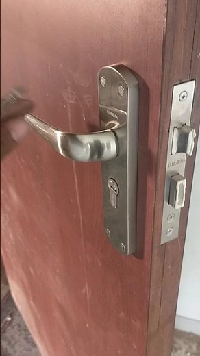 Mortise Handle Lock fitting video, How to install mortise lock 🔐