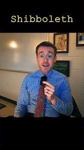 Shibboleth #wordoftheday